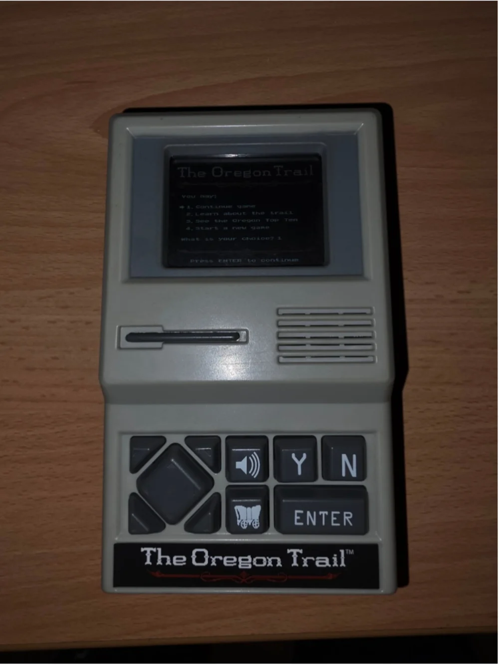 Kids Basic Fun The Oregon Trail Handheld Electronic Game One Size Grey